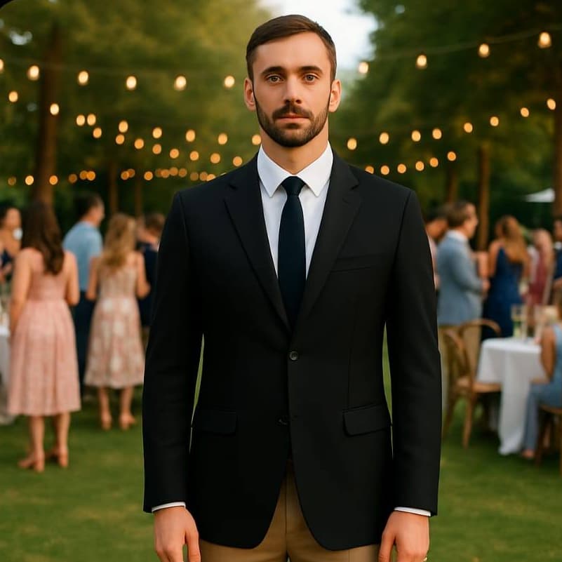 Blazer Masculino Social Slim Fit Oxford 2 Botões | Trabalho e Eventos