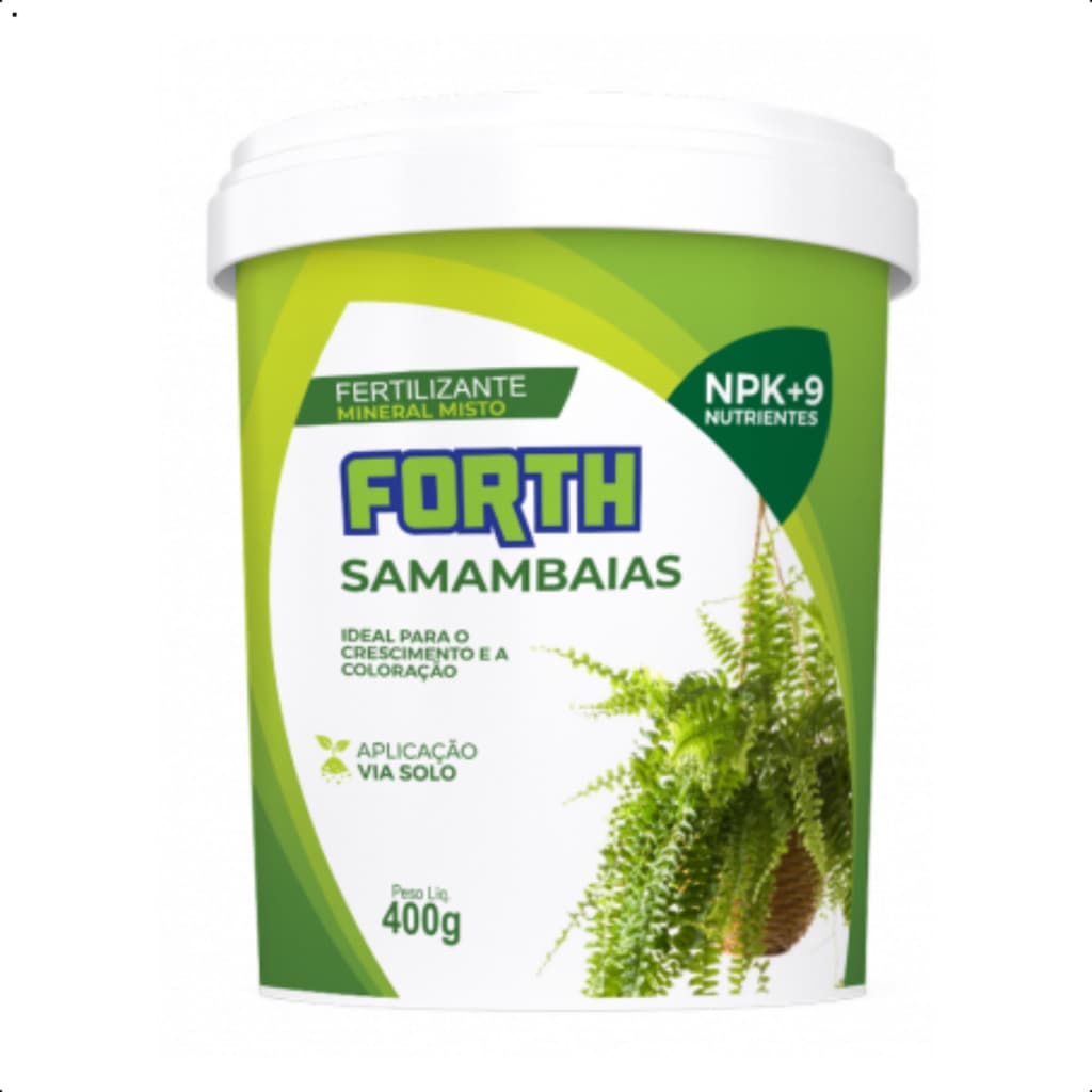 Adubo Fertilizante Forth Samambaia Crescimento Manutenção NPK+ 400g