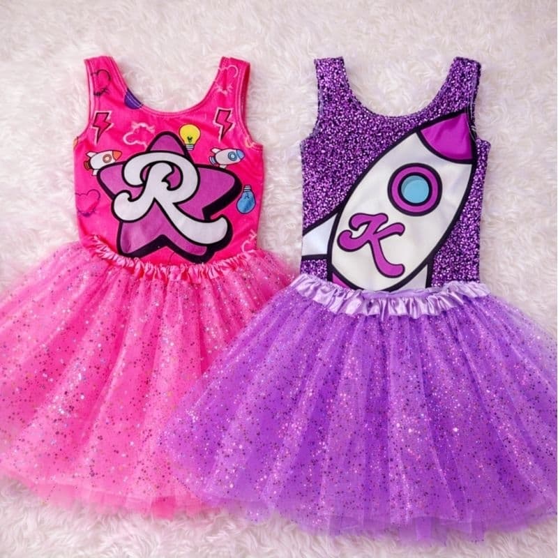 Body Infantil Blogueirinha Emily Vick Estrela Bonde das Rosas Verão Festa Fantasia Bodys Bore Bori Bory Bodi Temático