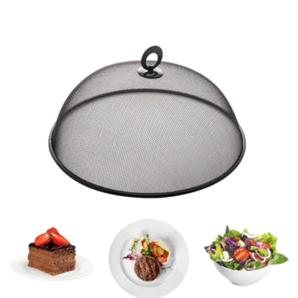 Telas Tampas Protetoras De Alimento Frutas Pães Bolo Metálica Anti Mosca