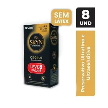 Kit Preservativos SKYN Original Leve 8 Pague 6 unidades cada
