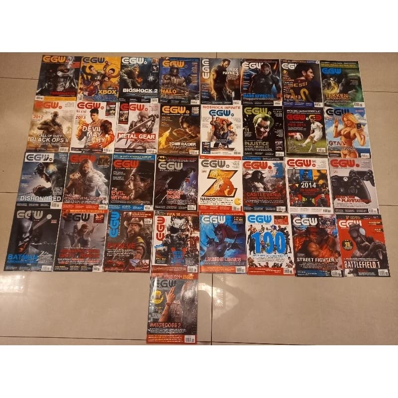Revistas de Games EGM, EGW, Nintendo, Playstation