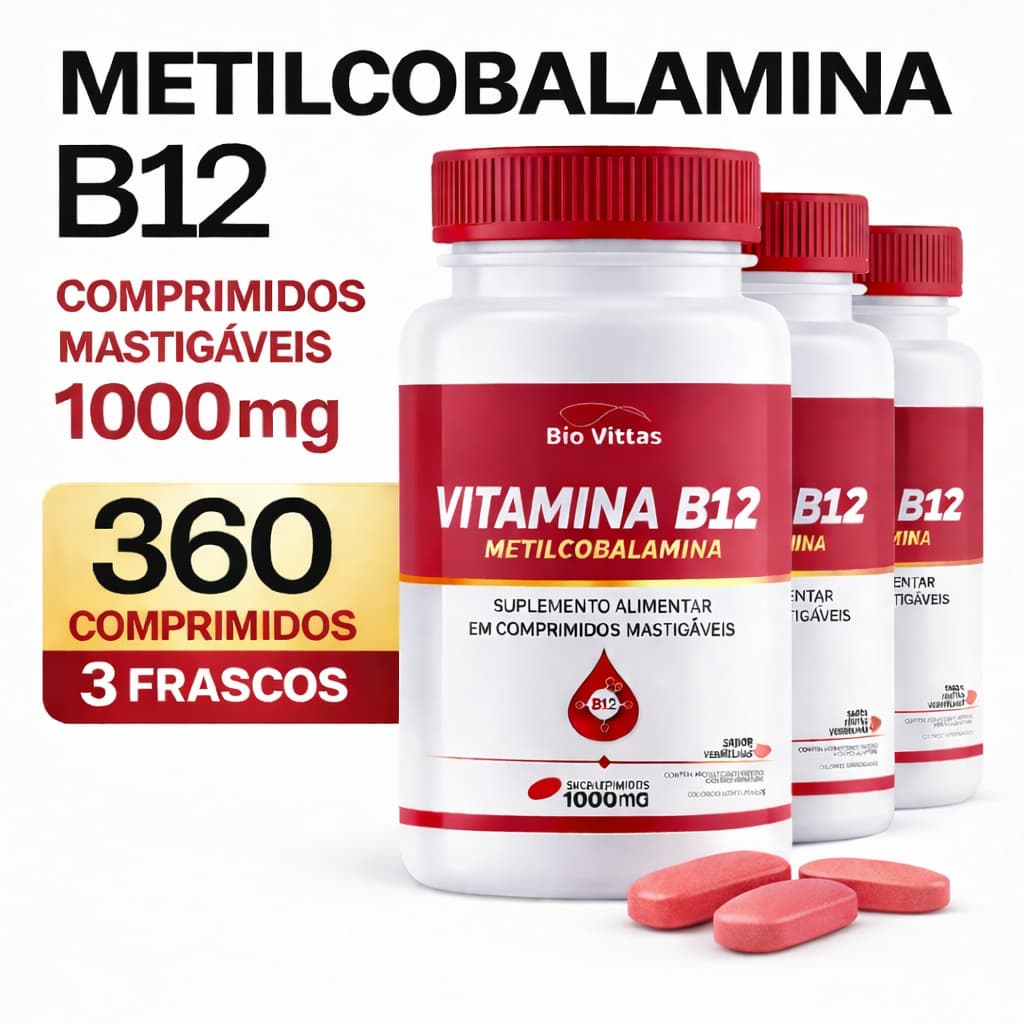 Vitamina B12 Metilcobalamina  Mastigável Original Metilcobalamina Suplemento Alimentar[3]