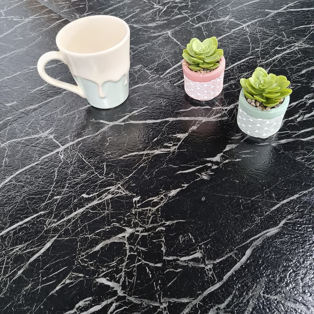 Piso Vinílico Adesivo Mármore Kit 5 m² | 24 Placas Antiderrapante Fosco 45,5x45,5cm - 2 mm