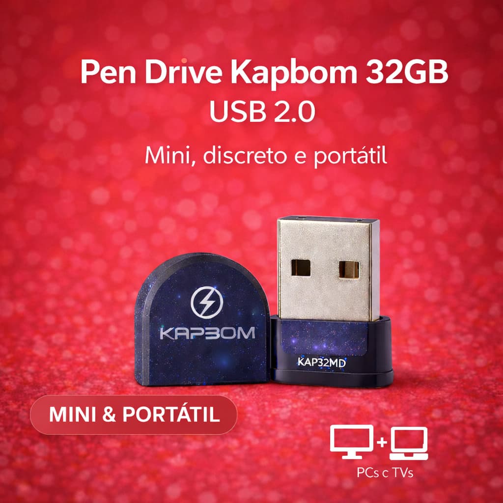 Mini Pen Drive De 32gb Usb Cruzer 2.0 Pendrive Fit Kapbom