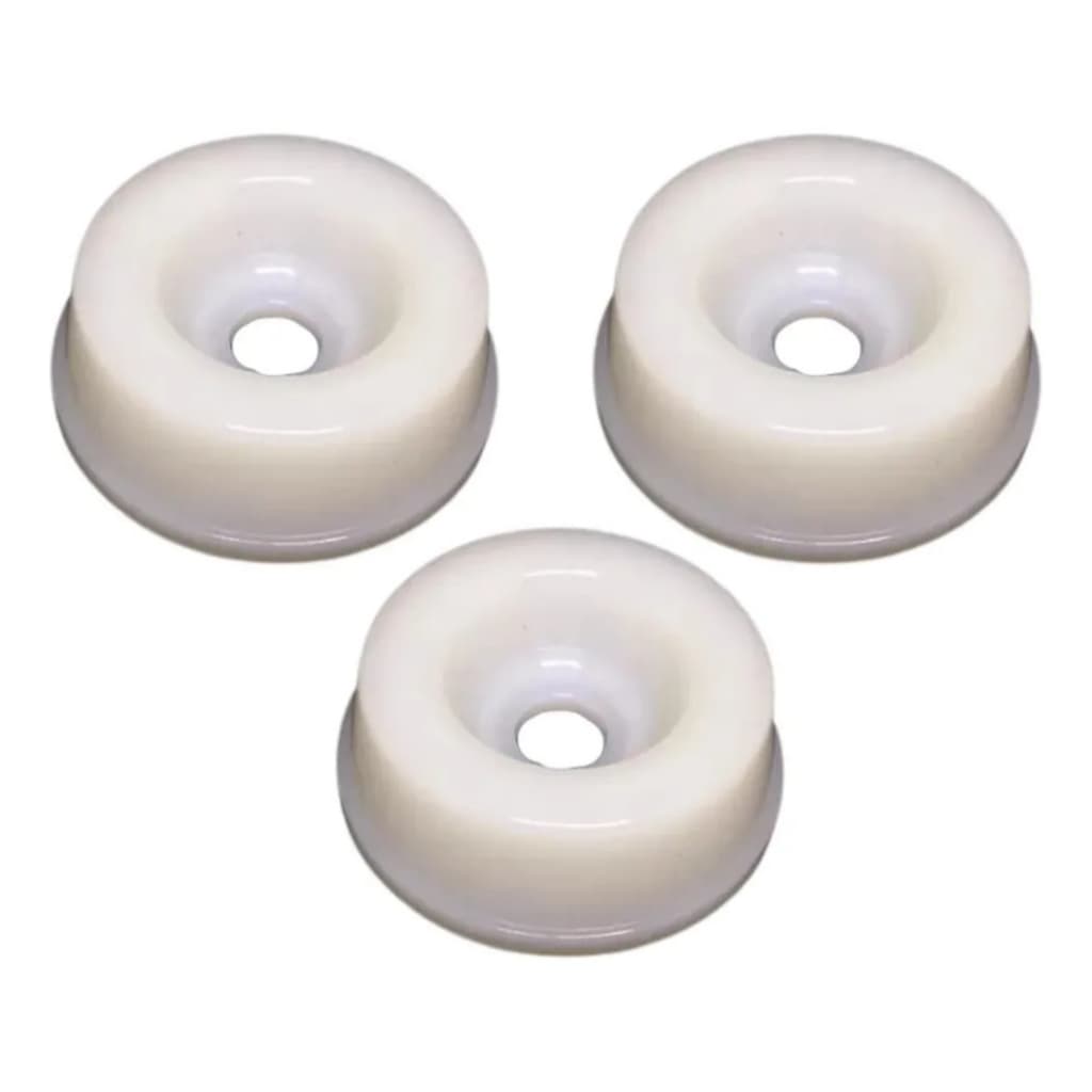 3 Protetor da Porca Copinho Limitador Altura Nylon Roçadeira 13mm