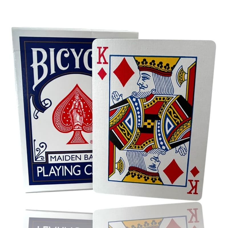 Baralho Marcado Bicycle Maiden Back Azul - USPCC Magica Original Poker