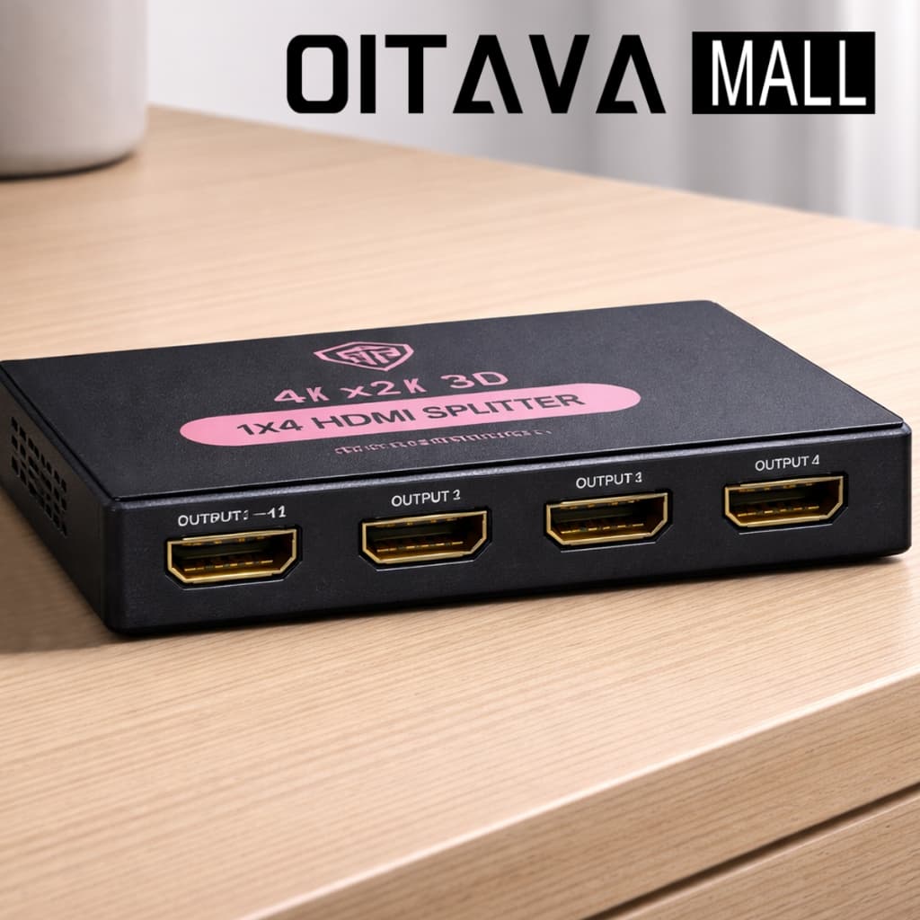 Divisor HDMI Splitter 1 Entrada 2/4 Saídas FullHD 1080p Espelhamento Vídeo - ESCOLHA POR MODELO