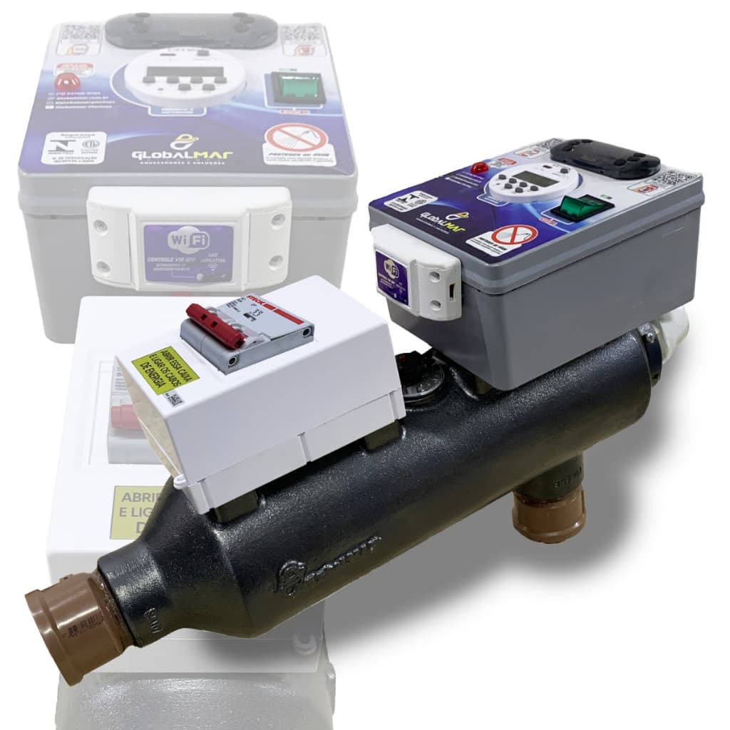 Aquecedor Piscina Automático 60m³ Comando Via Smartphone App