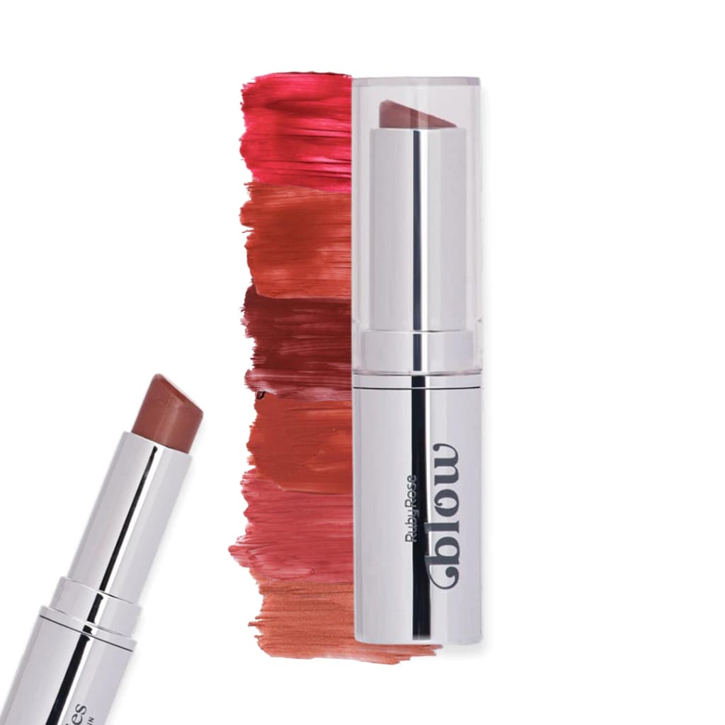 Lançamento Batom Em Bala Satin Besties Linha Blow By Ruby Rose HBL6002 - Acetinado / 6 Cores