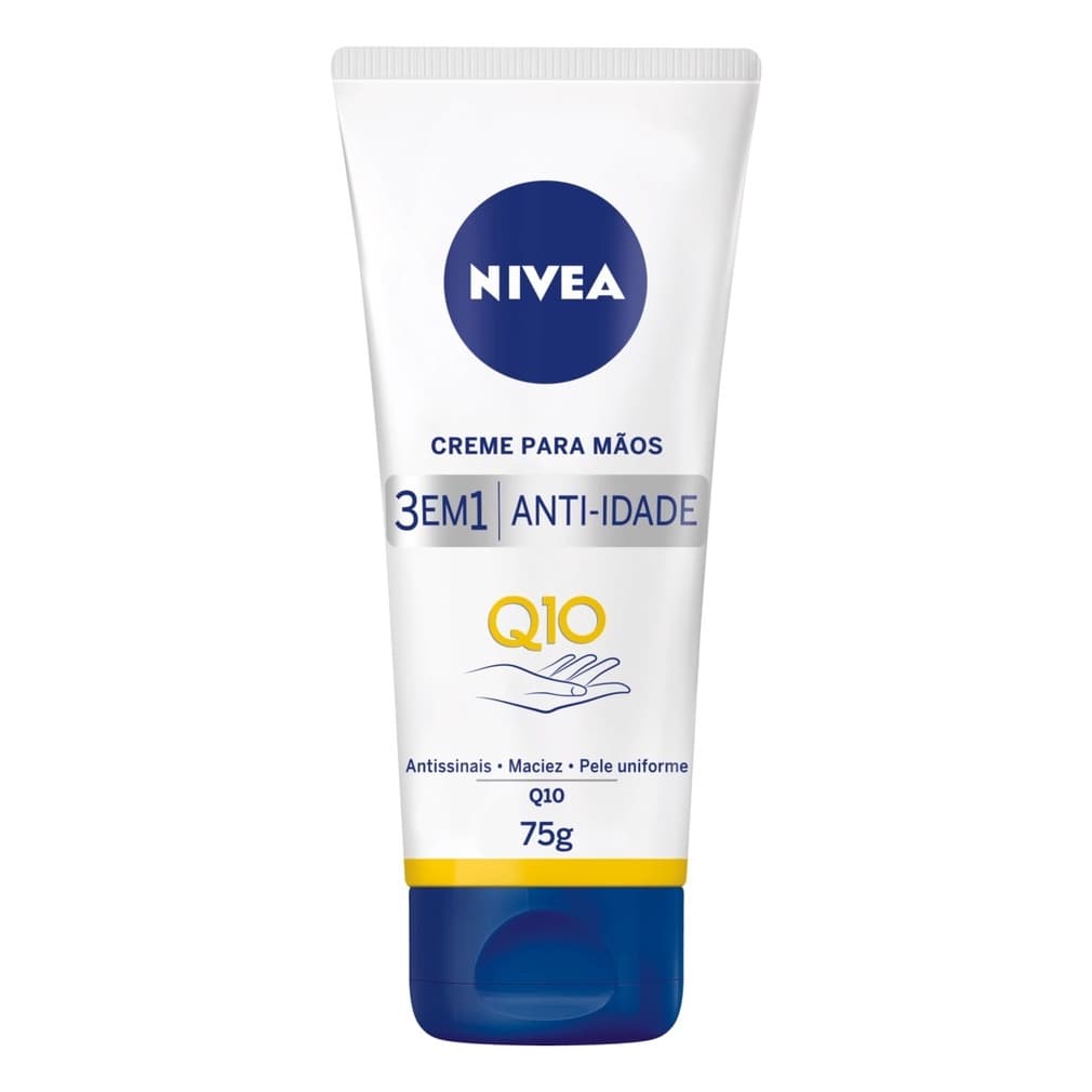 Creme para Mãos Nivea 3 em 1 Anti-Idade 75g