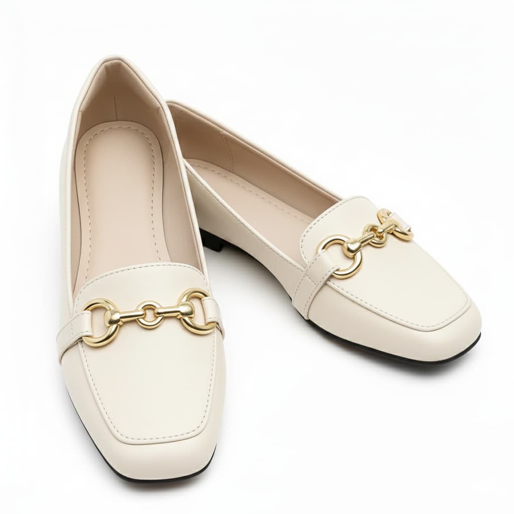 Sapatilha Feminina Mocassim Bico Quadrado - Linha Confort