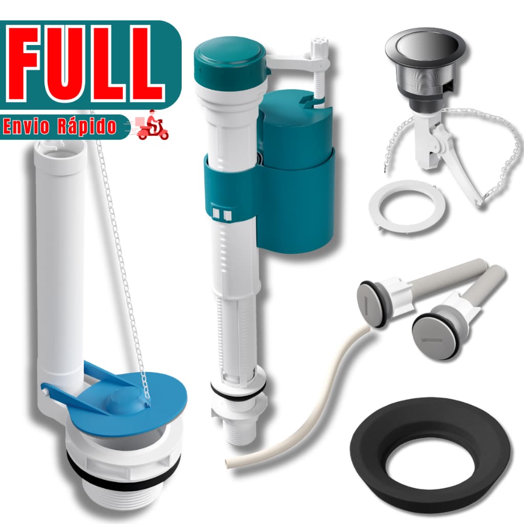 Kit Mecanismo Completo Simples Caixa Acoplada Universal