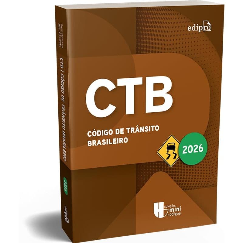 C. T. B - Código de Trânsito Brasileiro - Edição 2026 - Bolso