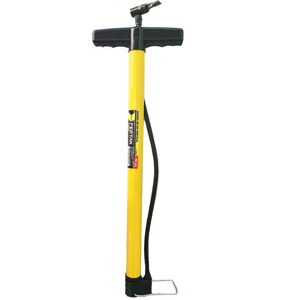 Bomba de Ar Manual Encher Pneu Bike Bicicleta Moto 50 cm Fertak