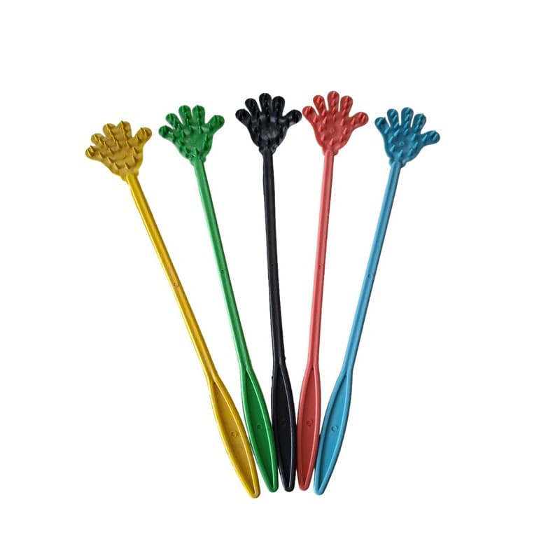 Kit com 5 unidades Mãozinha Coçar Costas Cabeça Cor Sortidas