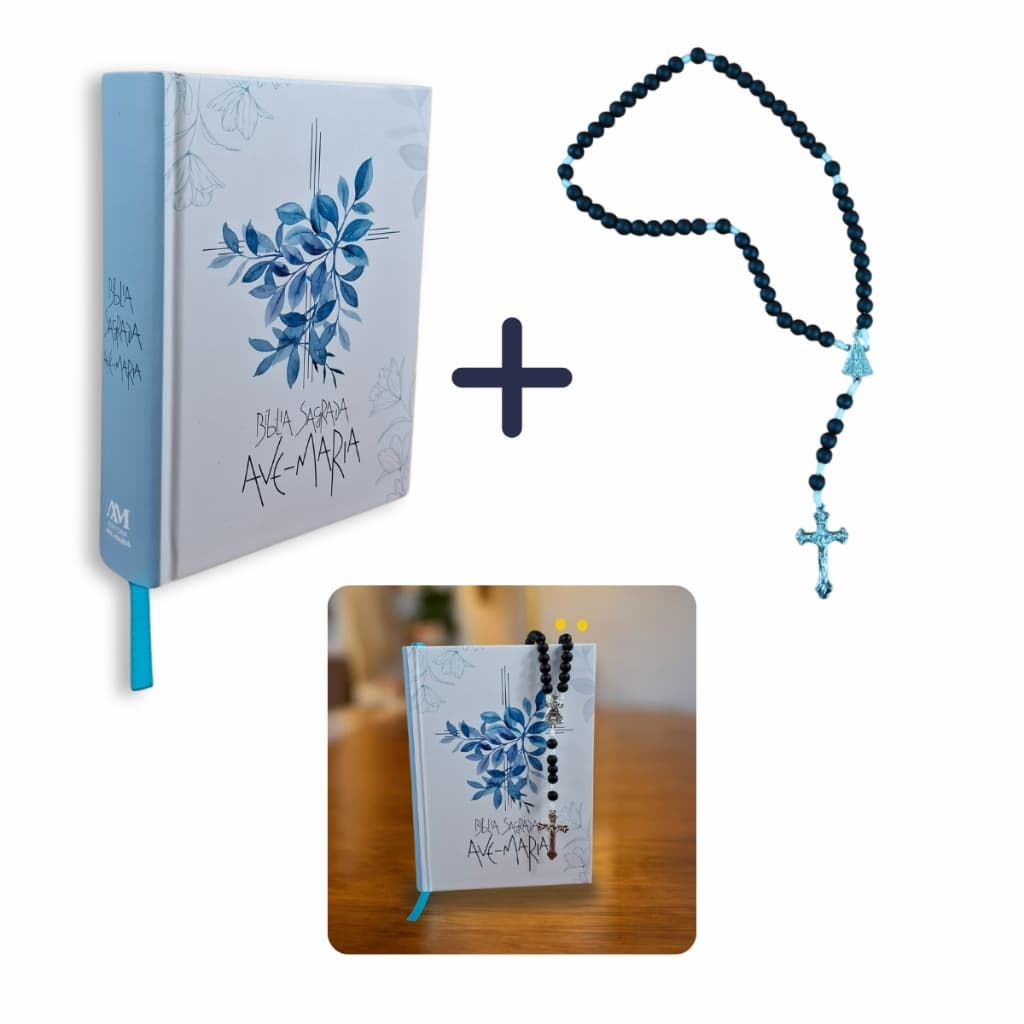 Bíblia Sagrada Ave Maria - Capa Flores