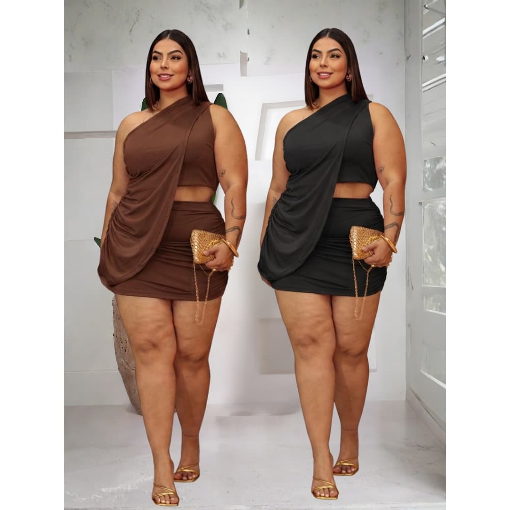 Conjunto Feminino Bata Mula Manca Plus Size Suplex Cintura Alta Moda Gringa 3 Pecas