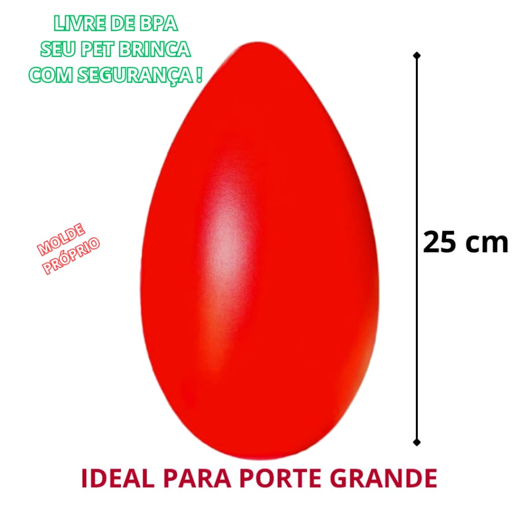 Brinquedo Para Cachorro Interativo OVO MALUCO Porte GRANDE