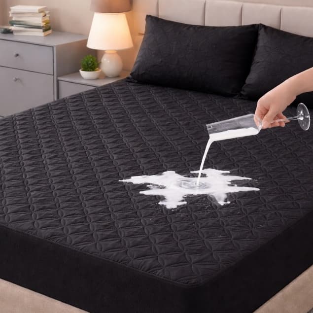 Capa Impermeável para Colchão Protetor com Elástico Solteiro Casal Queen e King