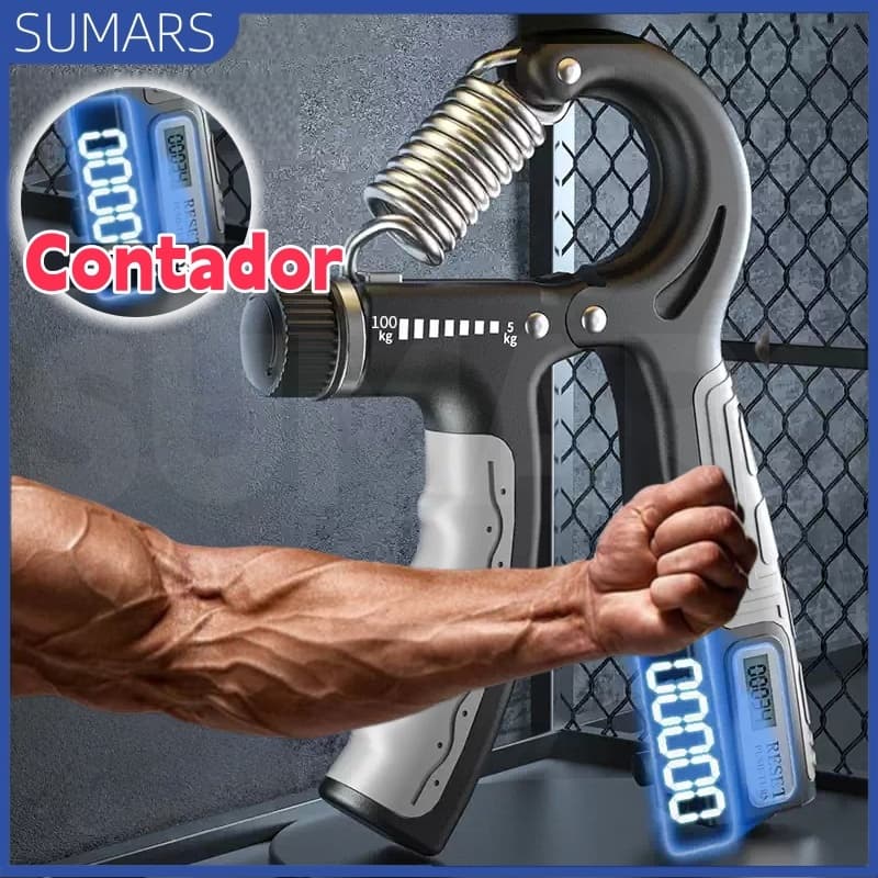 Hand Grip Ajustável 5-60KG Fortalecimento para Mãos Braço e Antebraço Entrega Imediata Grippers