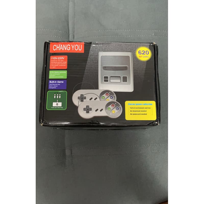 Video Game Retrô Console 620 Jogos Clássicos 8-Bit 2 Controles Bivolt Antigo