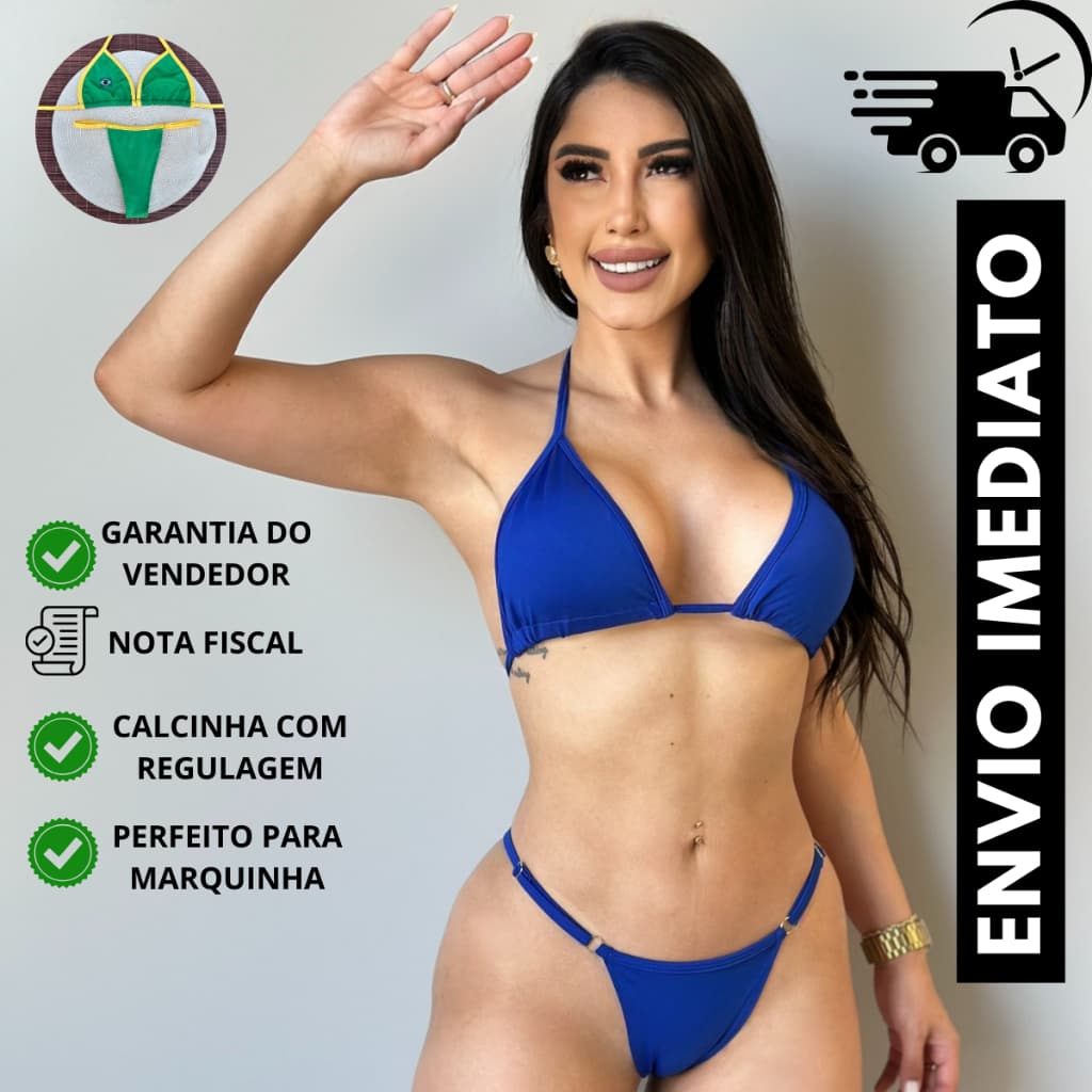 Biquini de fita para bronze marquinha com regulagem e forro Envio Rápido