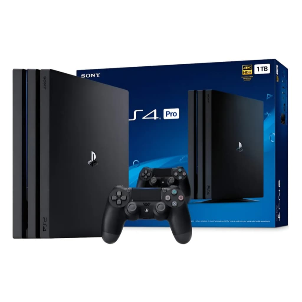 ps4 pro 4k 2 jogo 500gb 1 controle na13.02