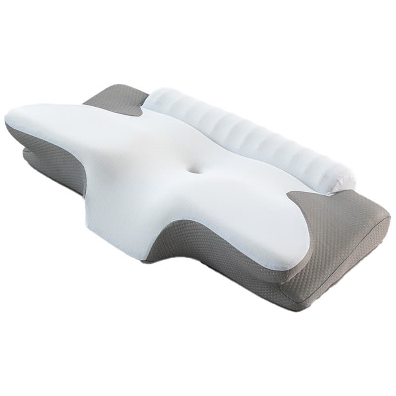 TRAVESSEIRO ORTOPÉDICO BORBOLETA CERVICAL PARA COMBATE A DORES NA COLUNA, DORES DE CABEÇA - FRONHA LAVÁVEL