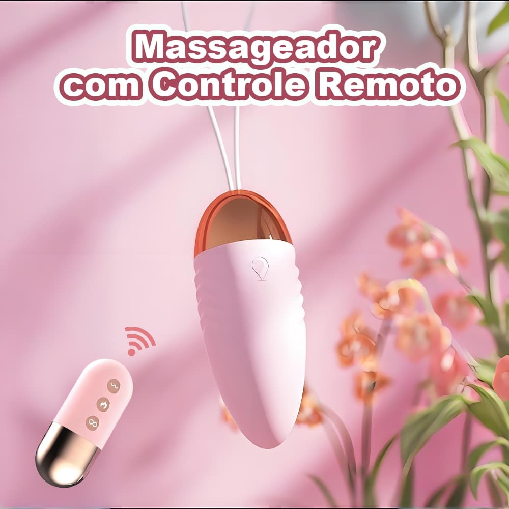 Vibrador Feminino Ponto G Bullet Capsula Sem Fio C/ Controle Vibro Sex Shop