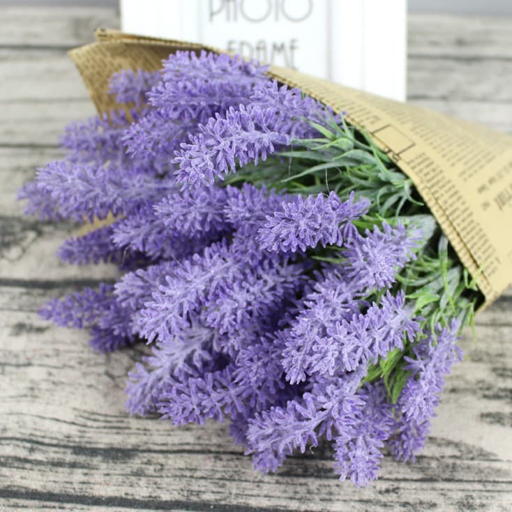 Kit 10 Ramos Flores Lavanda Para Arranjos Artificiais Buquê Decoração