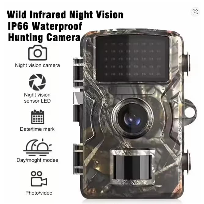 1080P Caça câmera visão noturna infravermelha selvagem esportes ao ar livre trilha câmera do jogo monitoração selvagem