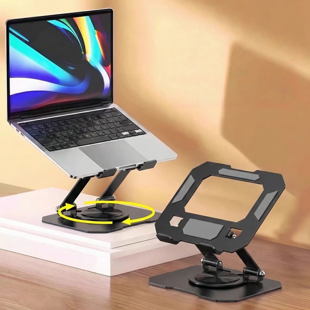 Suporte de Metal Ajustável Para Notebook 4 Ate 16" Giratória de 360° N263