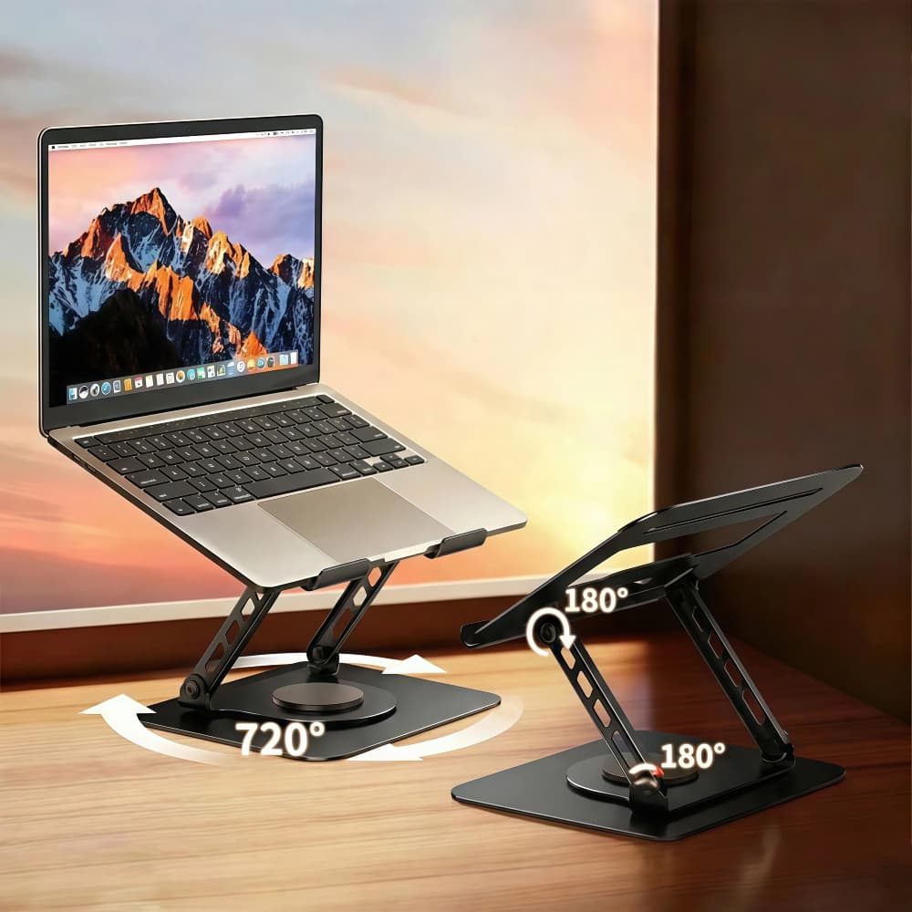 Suporte de Metal Ajustável Para Notebook 4 Ate 16" Giratória de 360° N263