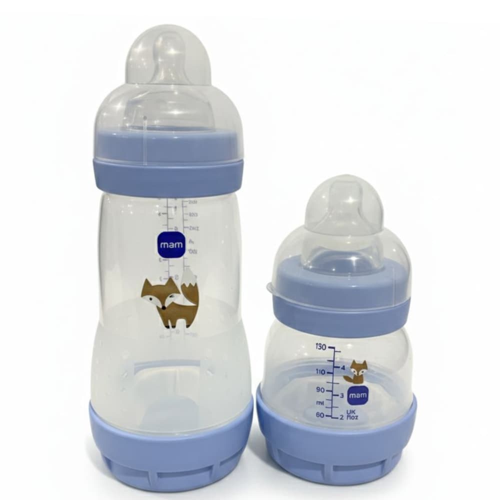 Kit Mamadeira MAM Easy Start 130ml e 260ml AZUL