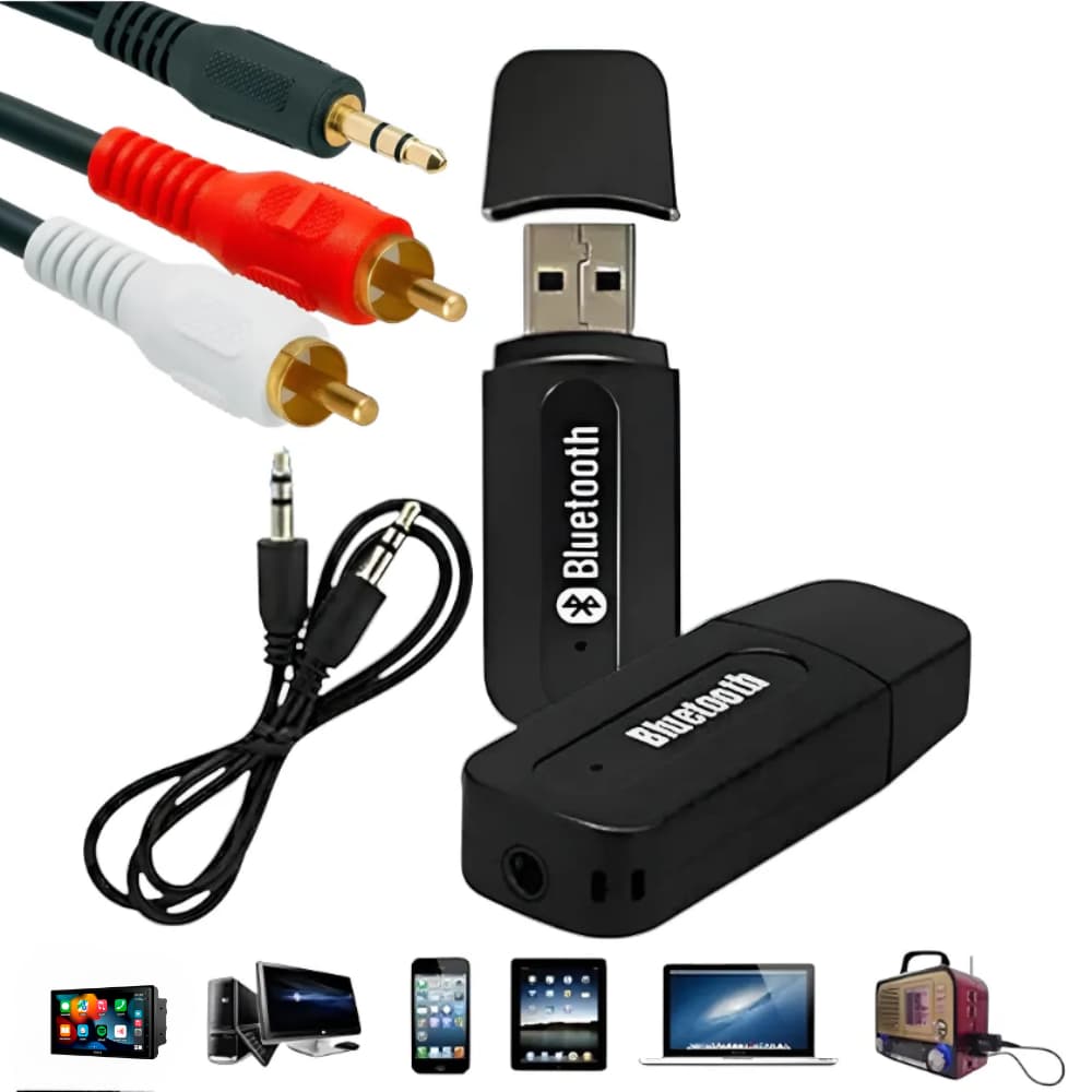 Adaptador Bluetooth Para Som Antigo Com Entrada Rca