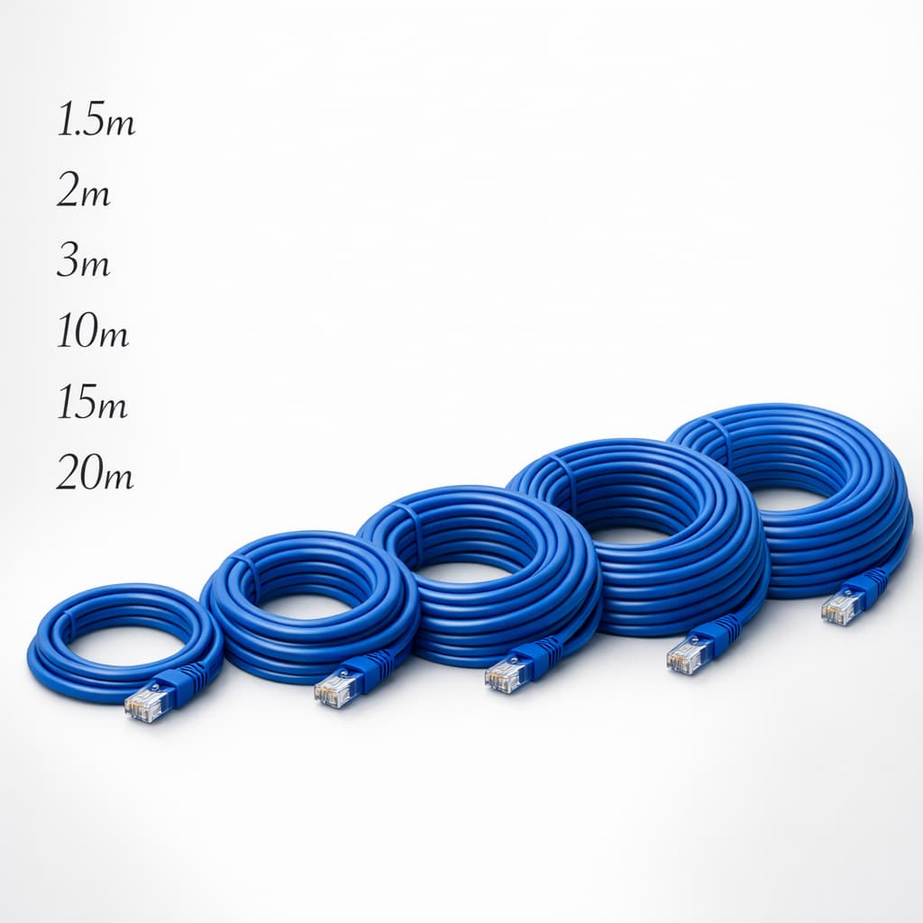 Cabo De Rede CAT5E PATCH CORD PC Notebook Roteador Smart TV Video Game