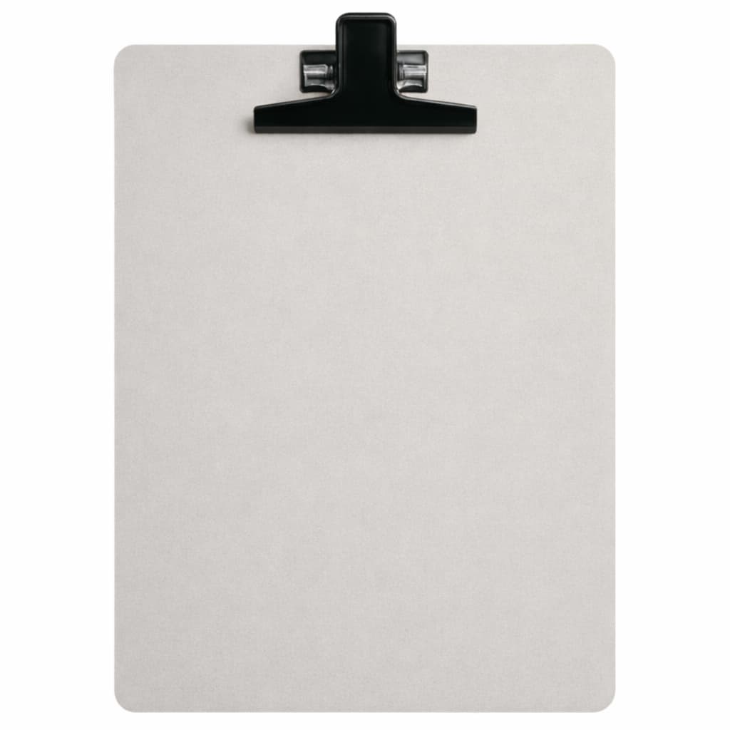 Prancheta A4 Acrílico Transparente Com Prendedor de Metal 32cm x 23cm