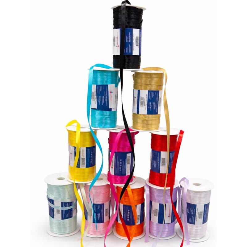 FITA DE CETIM 7 MM FACE SIMPLES -100 metros