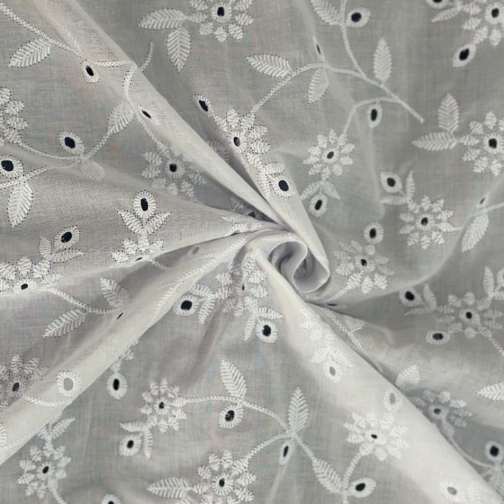 Tecido Laise Lese Bordada - 100% Algodão  1 Metro (1,00mtx1,30mts) Melhor Preço Qualidade Premium Envio no mesmo dia.