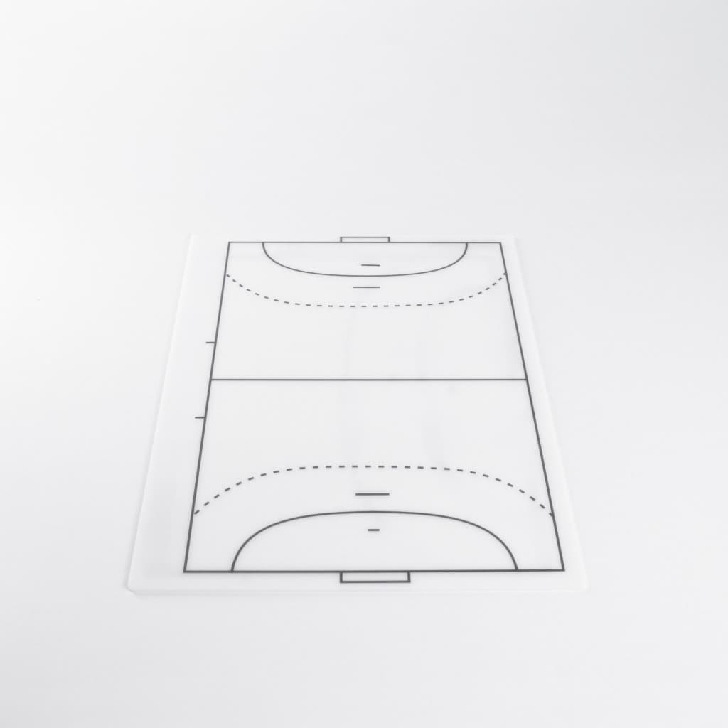 Prancheta Tática Acrílico Dupla Face Esporte Handebol Handball Decoração Enfeite