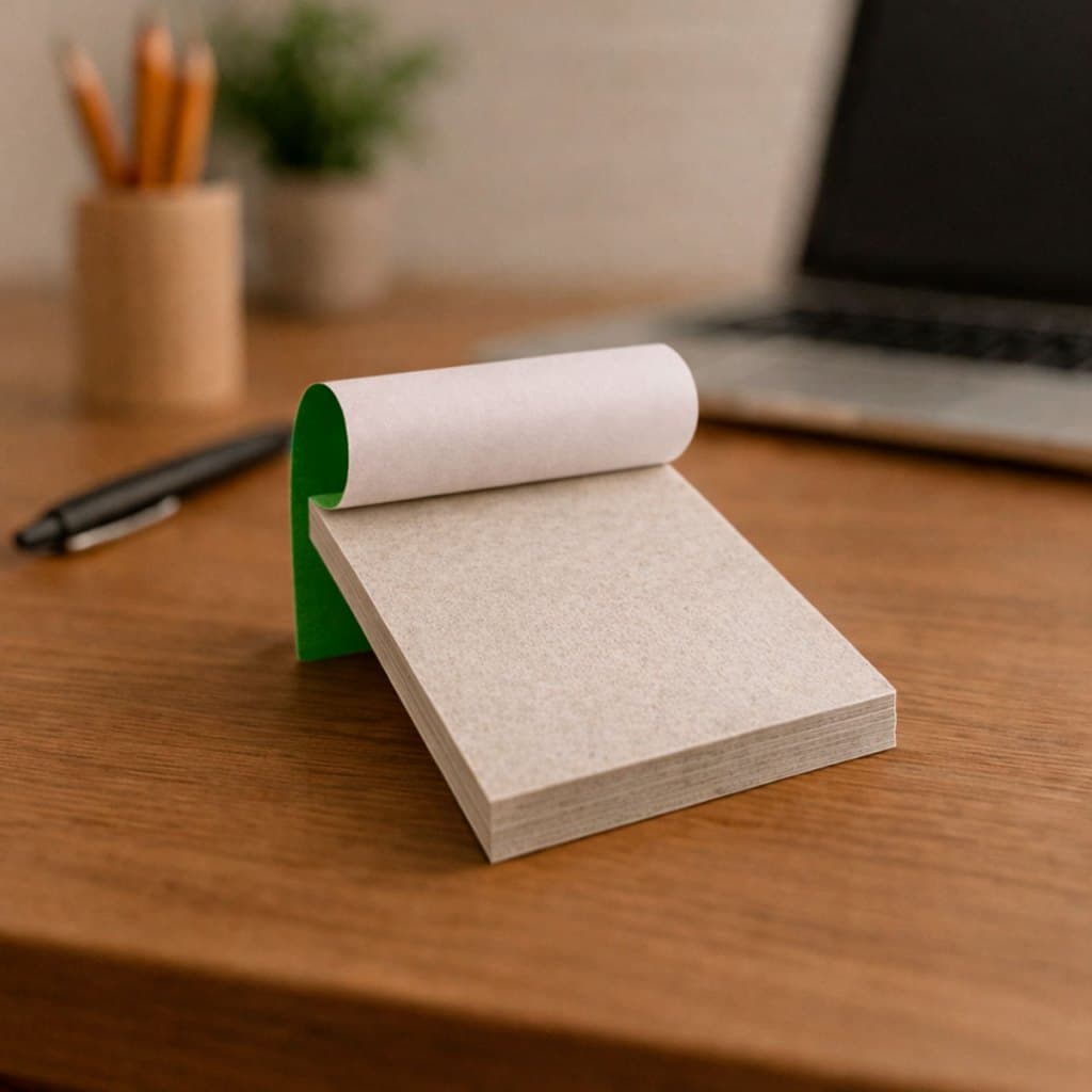 100 Bloquinhos de Rascunho Sem Pauta Medida 7x10 cm c/ 50 folhas - Papel Jornal - Ecológico