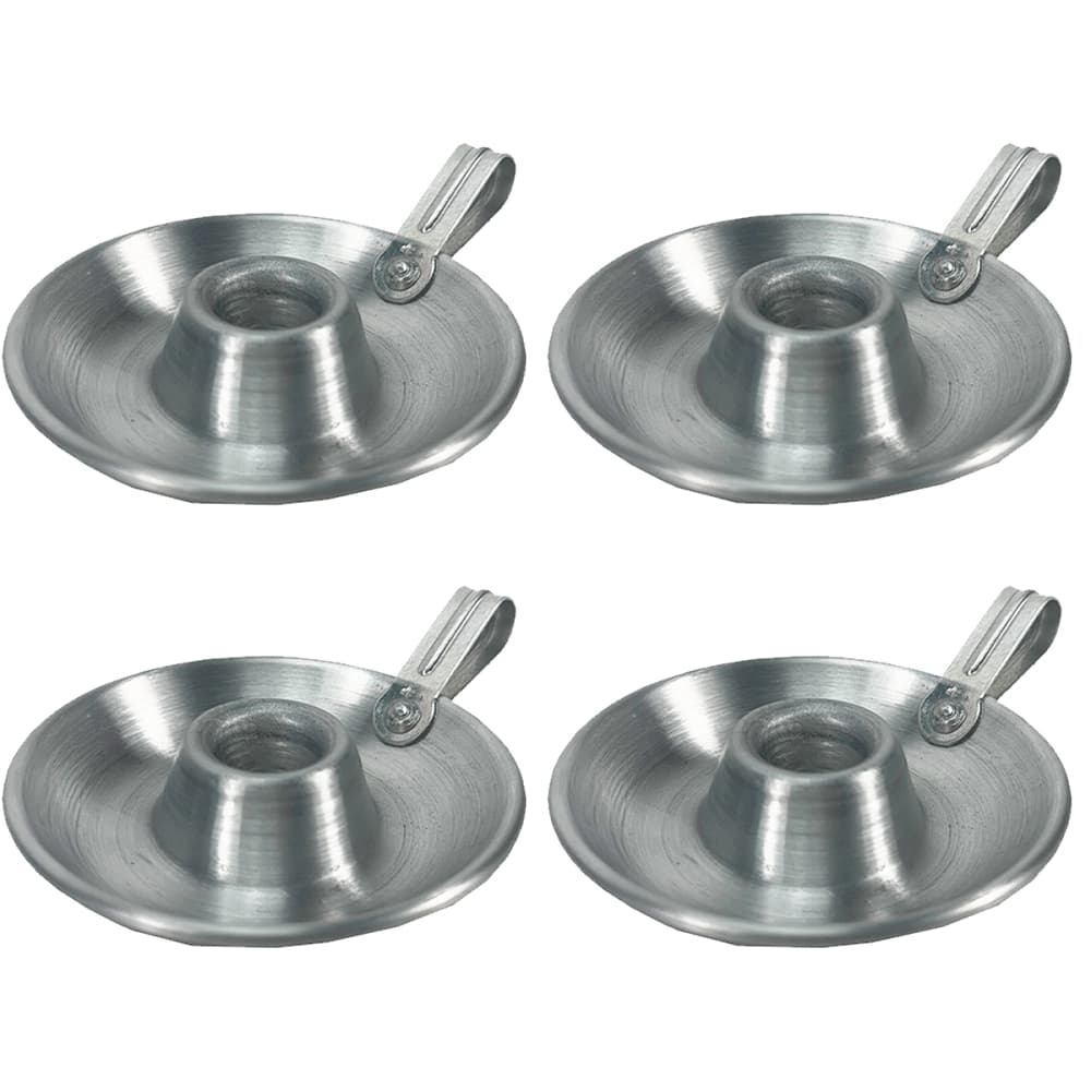 Kit Unidades Porta Velas Suporte Castiçal Alumínio Vela Palito