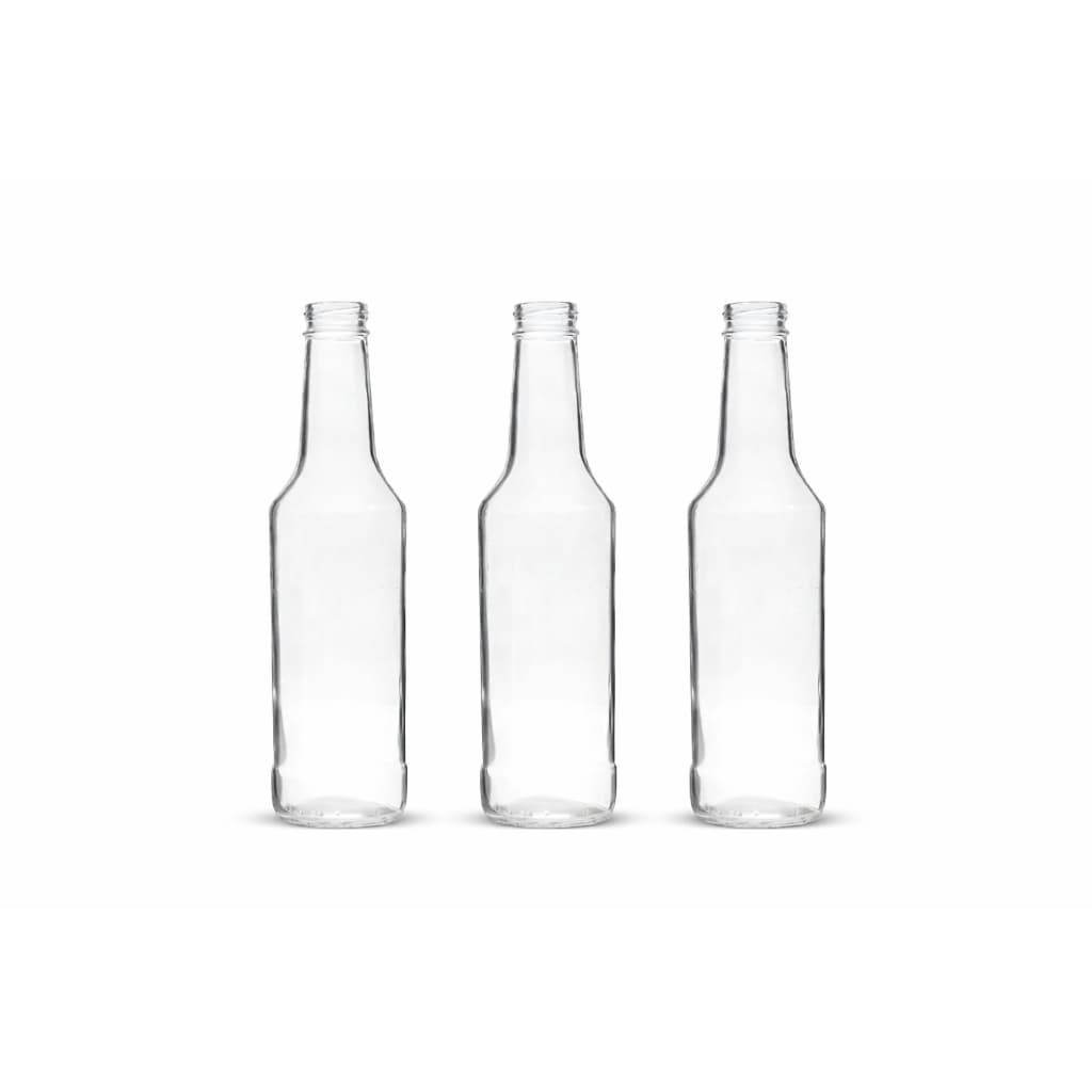 12 Garrafas Vidro Incolor 275ml