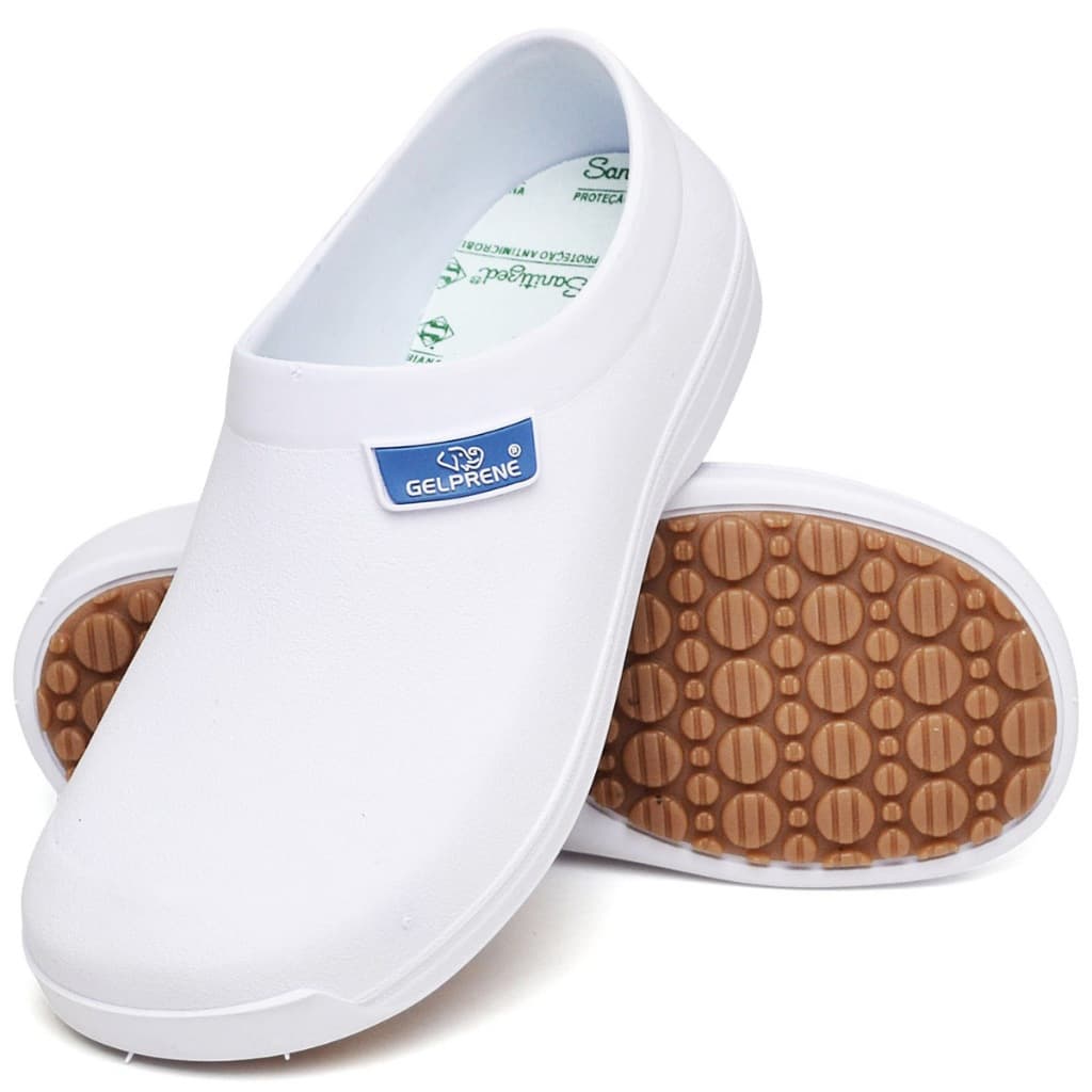Sapato Cozinha Hospital Limpeza Antiderrapante Impermeável Profissional Enfermagem Hospitalar Cozinheiro Açogue Leve EPI