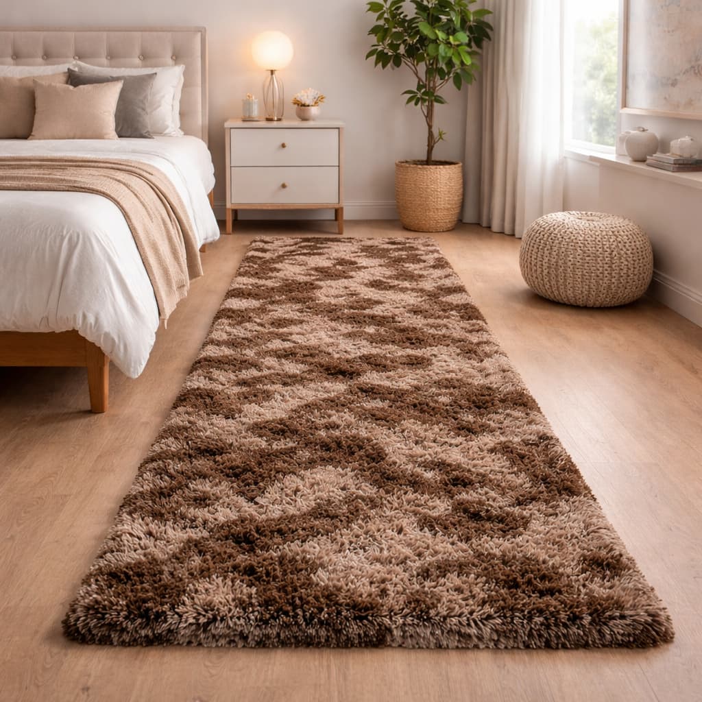 Tapete Passadeira Quarto Corredor Sala Beira Cama Felpudo Peludo Varios Tamanhos