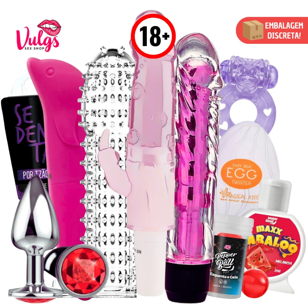 Vibradores Femenino Kit Sex Shop Estimulador Feminino Plug Anal Jelly Capa Gel Oral Ovo Sexy Shp
