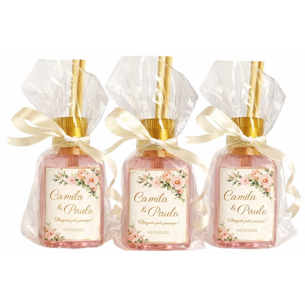 50 Mini Aromatizador Lembrancinha Personalizada Envio Rápido Chá de Bebê Chá Revelação Casamento Maternidade Aniversário