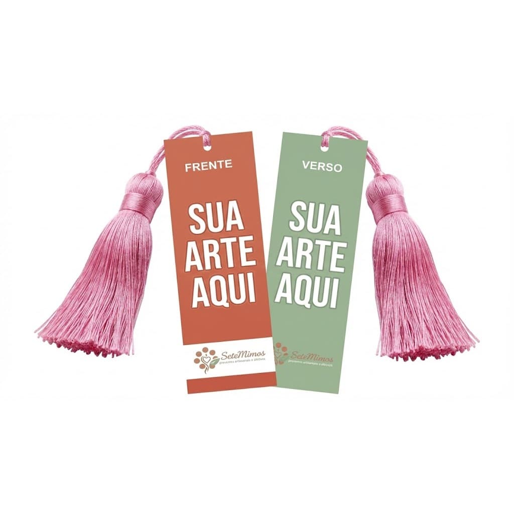 100 UNI - Marcador de página Personalizado Com TASSEL