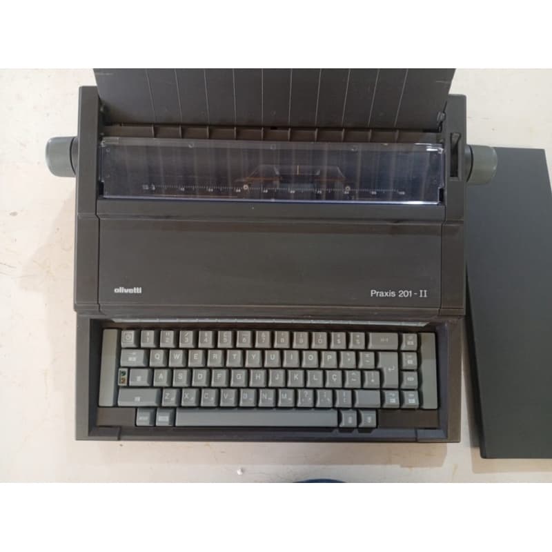 Máquina de Escrever Digital Olivetti Praxis 201-II – Vintage / Clássica